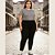 Calça Moletom Montaria Compact Plus Size Feminina com Cintura Alta Cativa - Imagem 1