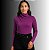 Blusa Feminina Gola Ampla Assimétrica Manga Longa Tricot - Gris Cativa - Imagem 1