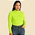 Blusa Canelada Feminina Manga Longa Viscose com Elastano Cativa - Imagem 5