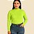Blusa Canelada Feminina Manga Longa Viscose com Elastano Cativa - Imagem 6