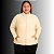 Jaqueta Feminina Plus Size em Poliéster com Zíper e Bolsos Laterais - Imagem 7