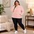 Jaqueta Feminina Plus Size em Poliéster com Zíper e Bolsos Laterais - Imagem 4