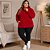 Jaqueta Feminina Plus Size em Poliéster com Zíper e Bolsos Laterais - Imagem 3