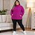 Jaqueta Feminina Plus Size em Poliéster com Zíper e Bolsos Laterais - Imagem 7