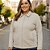 Casaco Feminino Plus Size em Poliéster com Zíper Invisível e Bolsos Laterais  Cativa - Imagem 5