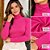 Blusa Gola Alta Feminina Manga Longa Tricot Comfort - Habana - Imagem 6