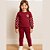 Conjunto Infantil Menina Blusa Manga Longa Estampa Poá + Calça Kely &Kety - Imagem 3