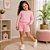 Conjunto Infantil Blusa Manga Longa e Shorts – Estampa "Cool to be Kind" - Imagem 6