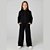 Conjunto Infantil Feminino Inverno Jaqueta Zíper + Calça Wide Leg com Bolsos Kely & Kety - Imagem 7