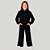 Conjunto Infantil Feminino Inverno Jaqueta Zíper + Calça Wide Leg com Bolsos Kely & Kety - Imagem 1