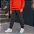 Conjunto Infantil Masculino Moletom com Capuz e Calça Jogger Cinza com Faixa - Imagem 4