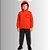 Conjunto Infantil Masculino Moletom com Capuz e Calça Jogger Cinza com Faixa - Imagem 1