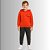 Conjunto Infantil Masculino Moletom com Capuz e Calça Jogger Cinza com Faixa - Imagem 2