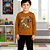 Conjunto Infantil Flanelado Blusa + Calça com Punho Rei Rex - Imagem 3