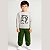 Conjunto Infantil Flanelado  Blusa + Calça com Punho Rei Rex - Imagem 4