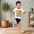 Conjunto Infantil Emoji Menino Camiseta e Shorts Rei Rex - Imagem 1