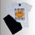 Conjunto Infantil  Emoji Menino Camiseta e  Shorts  Rei Rex - Imagem 4