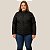 Jaqueta Feminina Plus Size Preta com Zíper- Malwee - Imagem 3