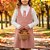 Conjunto Infantil Feminino Salopete Rosa em Veludo + Blusa Gola Alta - Carinhoso - Imagem 2