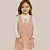 Conjunto Infantil Feminino Salopete Rosa em Veludo + Blusa Gola Alta - Carinhoso - Imagem 2