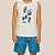 Conjunto Infantil Juvenil Regata + Shorts Sem Bolso Estampado Malwee Kids - Imagem 2