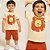 Conjunto Infantil Leão Estampa Divertida + Shorts Malwee Kids - Imagem 4