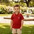 Conjunto Infantil  Polo Vermelha + Shorts Bege Malwee Kids - Imagem 5