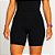 Shorts Selene Feminino Basico Sem Costura Canelado Fitness - Imagem 2