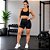 Shorts Selene Feminino Basico Sem Costura Canelado Fitness - Imagem 3