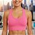 Top Sem Costura Feminino Fitness Confortável – Azul e Rosa Selene - Imagem 8