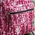 Mochila Abstrata- Rosa & Off White- 34x27x12cm - Imagem 4