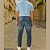 Calça Jeans Masculina Slim Fit Azul Médio – Cintura Média e Conforto Flexível Malwee - Imagem 4