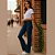 Calça Jeans Feminina Flare Azul Escuro – Cintura Média Malwee - Imagem 1