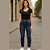 Calça Jeans Feminina Skinny Azul Escuro – Cintura Média Malwee - Imagem 3