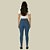 Calça Jeans Feminina Skinny Push Up Azul Médio – Cintura Média Malwee - Imagem 3