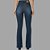 Calça Jeans Feminina Small Flare Push Up Azul Médio Malwee - Imagem 3