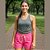 Shorts Duplo Feminino Rosa com Cordão Verde – Enfim - Imagem 2