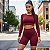 Shorts Selene Feminino Sem Costura Canelado Fitness - Imagem 7