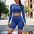 Shorts Selene Feminino Sem Costura Canelado Fitness - Imagem 4