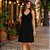 Vestido Curto/Midi Canelado em Viscose com Decote V e Detalhe Franzido no Busto Cereja Rosa - Imagem 8