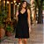 Vestido Curto/Midi Canelado em Viscose com Decote V e Detalhe Franzido no Busto Cereja Rosa - Imagem 7