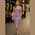 Vestido Midi Sem Manga em Ribana com Fenda Lateral Cativa - Imagem 3