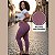 Calça Legging Canelada Cós Duplo Sem Costura e Recortes Laterais Selene TAMANHO GG - Imagem 5