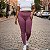Calça Legging Canelada Cós Duplo Sem Costura e Recortes Laterais Selene TAMANHO GG - Imagem 6
