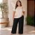Blusa Feminina Plus Size em Viscose com Estampa Floral e Gola Redonda Cereja Rosa - Imagem 2