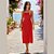 Vestido Midi Reto Feminino em Laise Malwee - Imagem 4