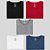 Kit 05 Camisetas Masculina- Sortidas Slim Gola Careca Hering - Imagem 7