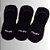Kit 12 Pares Meias Sapatilhas Pretas Unissex Hoahi - Imagem 2