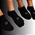 Kit 12 Pares Meias Pretas Cano Invisível Unissex Rafa Parize - Imagem 4