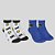 Kit 2 Pares de Meias 23/27 Infantil Cano Curto Batman - Imagem 2
